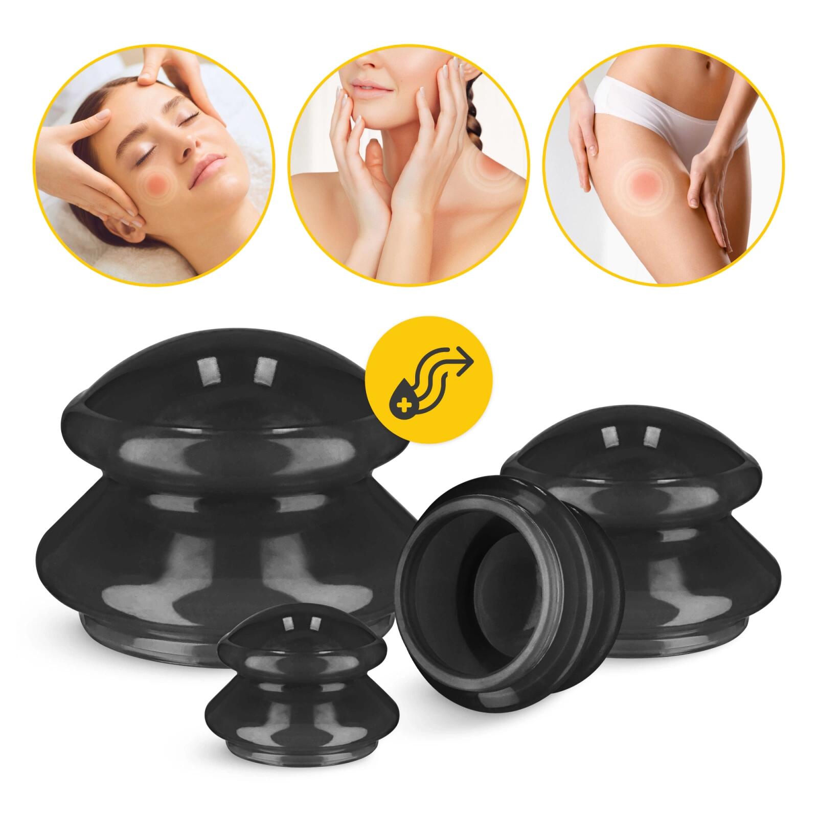 Silikon Schröpfgläser 4er Set 4FIZJO MED+ 2/7