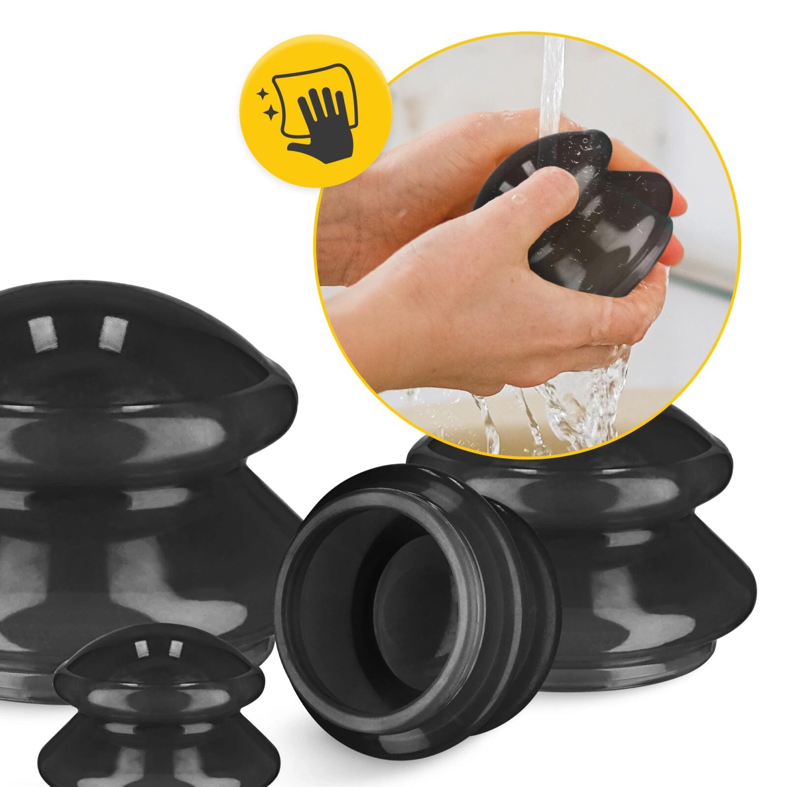 Silikon Schröpfgläser 4er Set 4FIZJO MED+ 6/7