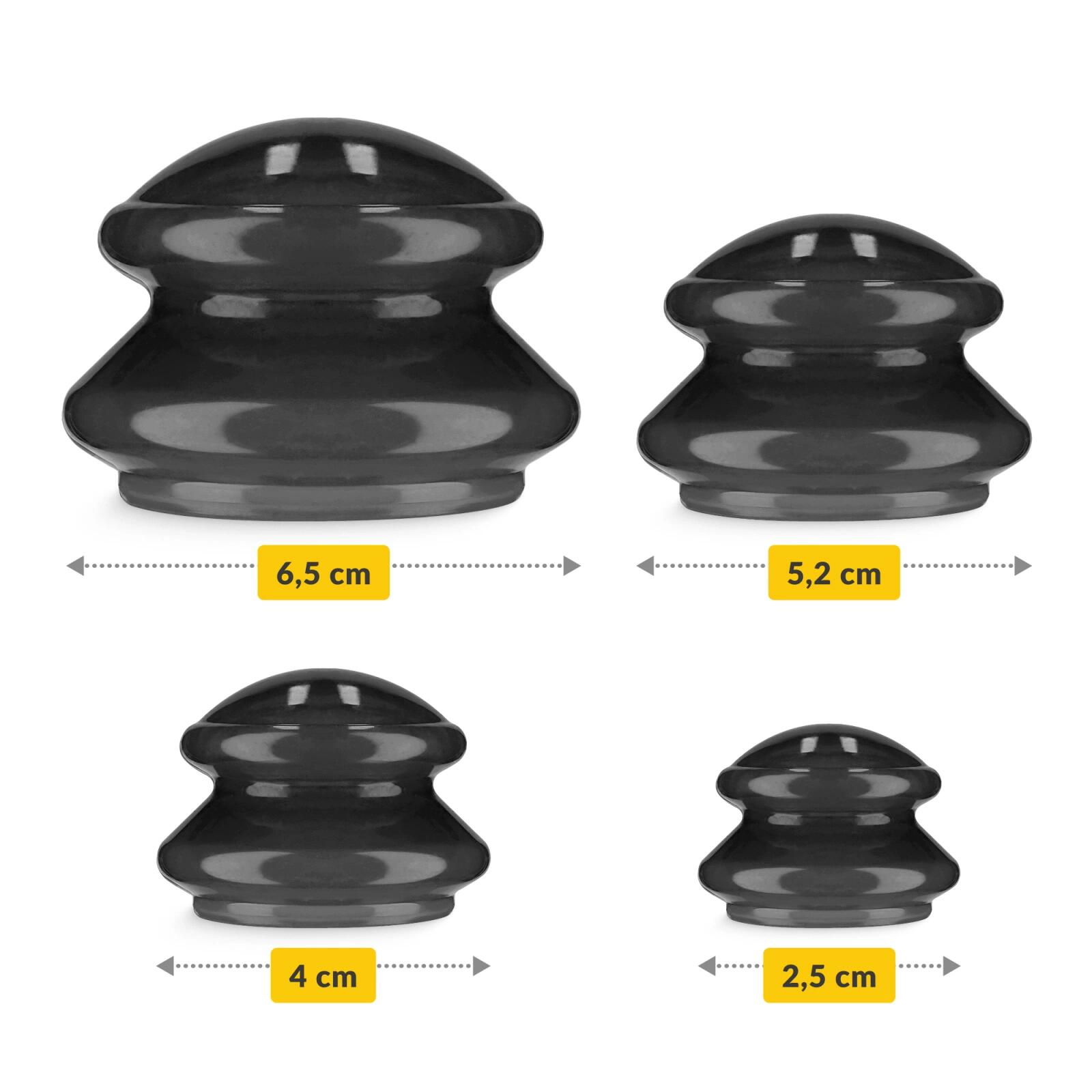 Silikon Schröpfgläser 4er Set 4FIZJO MED+ 7/7