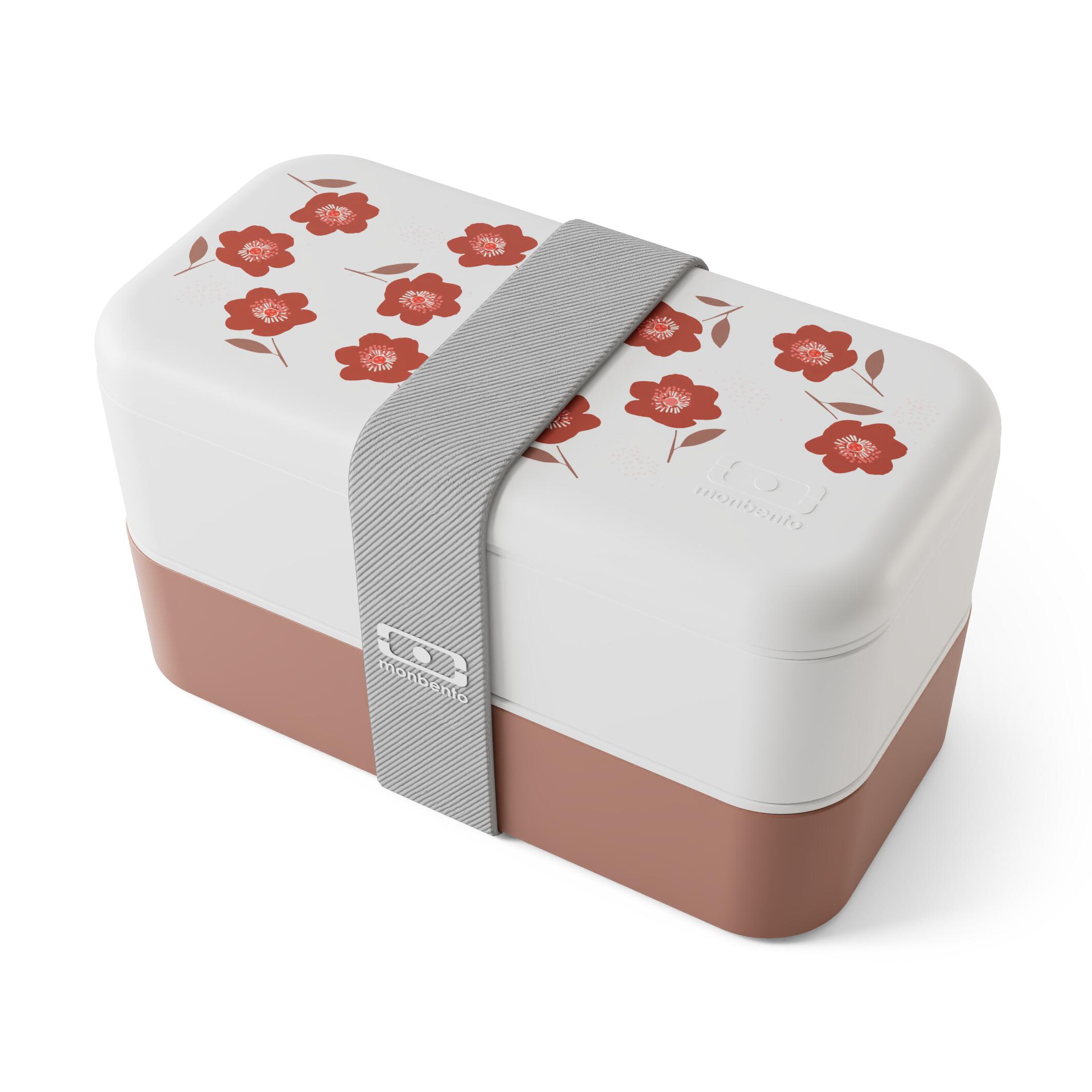 MONBENTO Portapranzo 2x500ml - 1L|Adulto|Ufficio, picnic|Made in France|Original