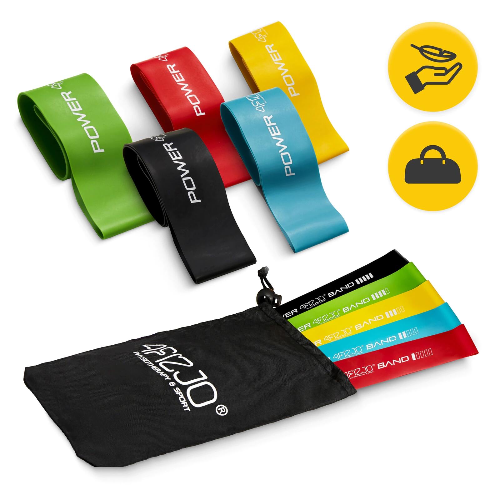 Sada 5 odporových gum MINI POWER BAND 5/5