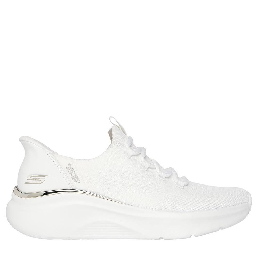 Skechers - Baskets  Femme Skechers Slip-ins Bobs B Love Tissu Blanc - Baskets - Blanc|jaune - 40 - Decathlon