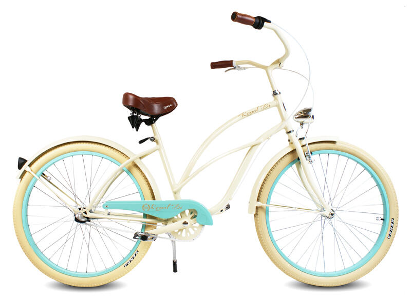 Rower Beach Cruiser Miejski Damski 18,5