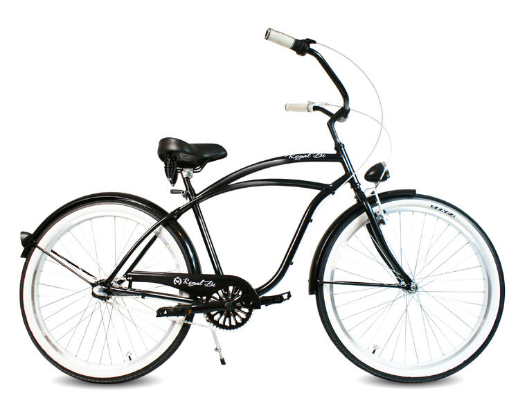 Rower miejski cruiser męski Black Bandit 28