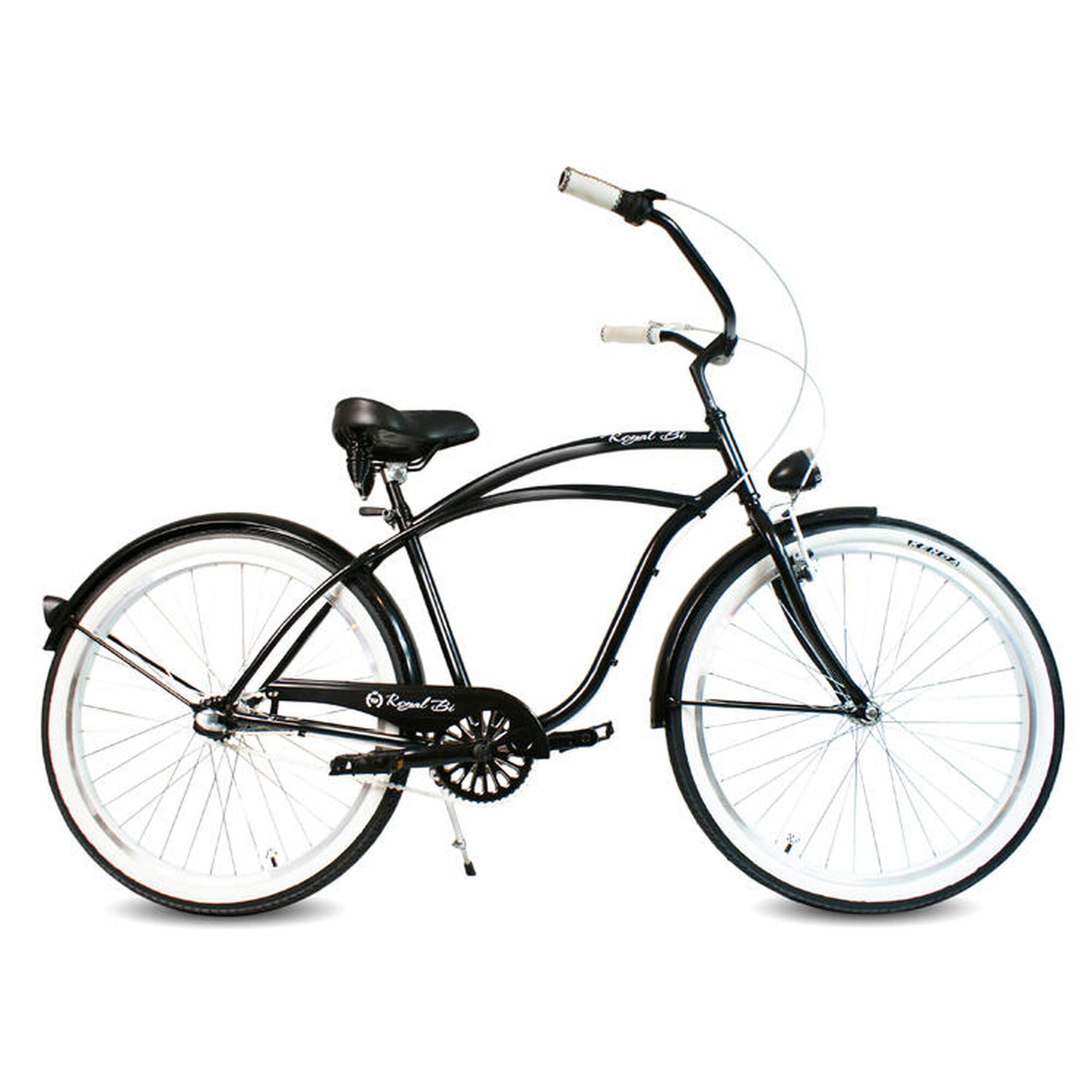 Rower miejski cruiser męski Black Bandit 28
