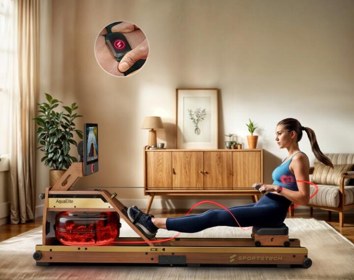 Sportstech Rudergerät AquaElite 2/4