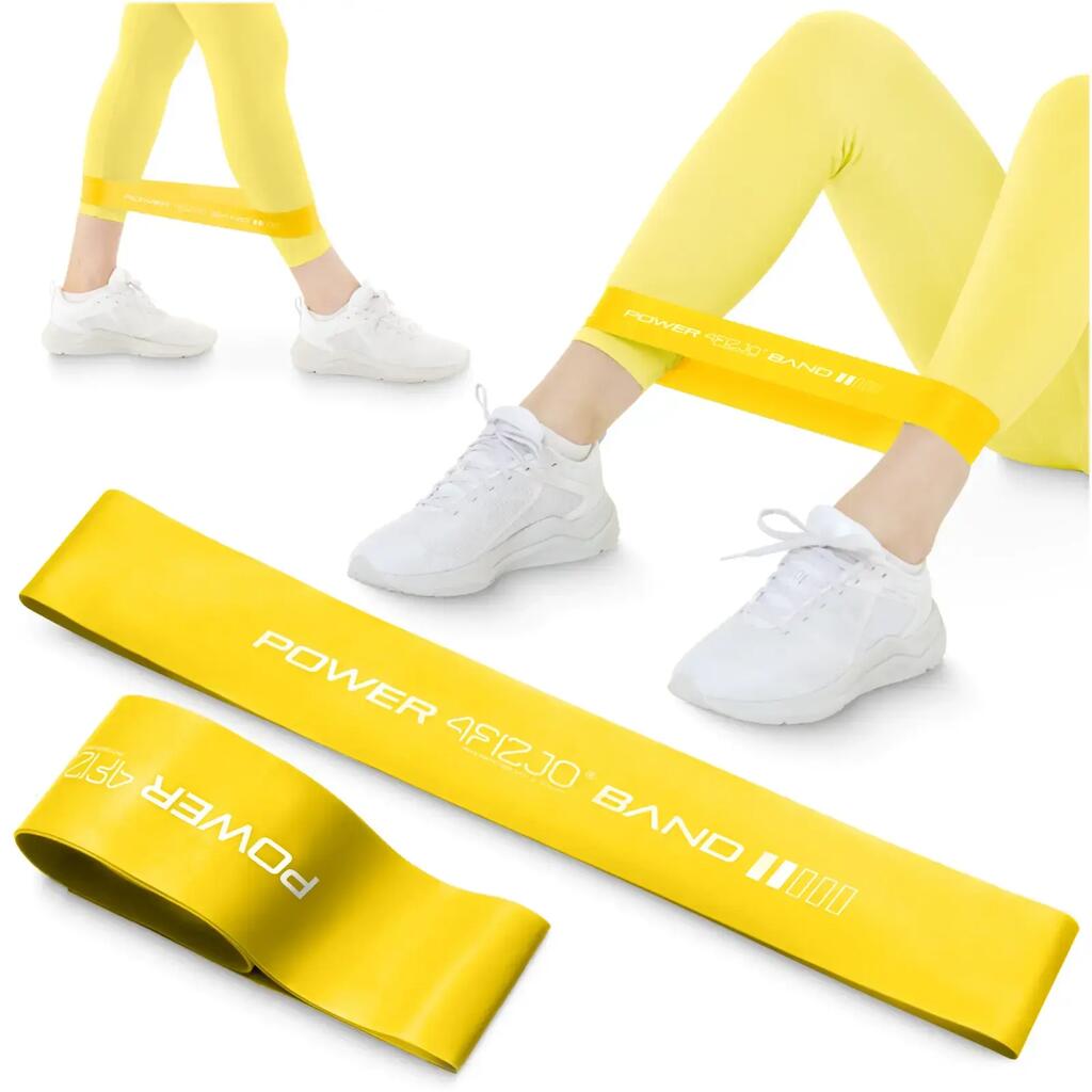 Ластик MINI POWER BAND 4FIZJO латекс 5 см 30 см 0,4 мм много леко