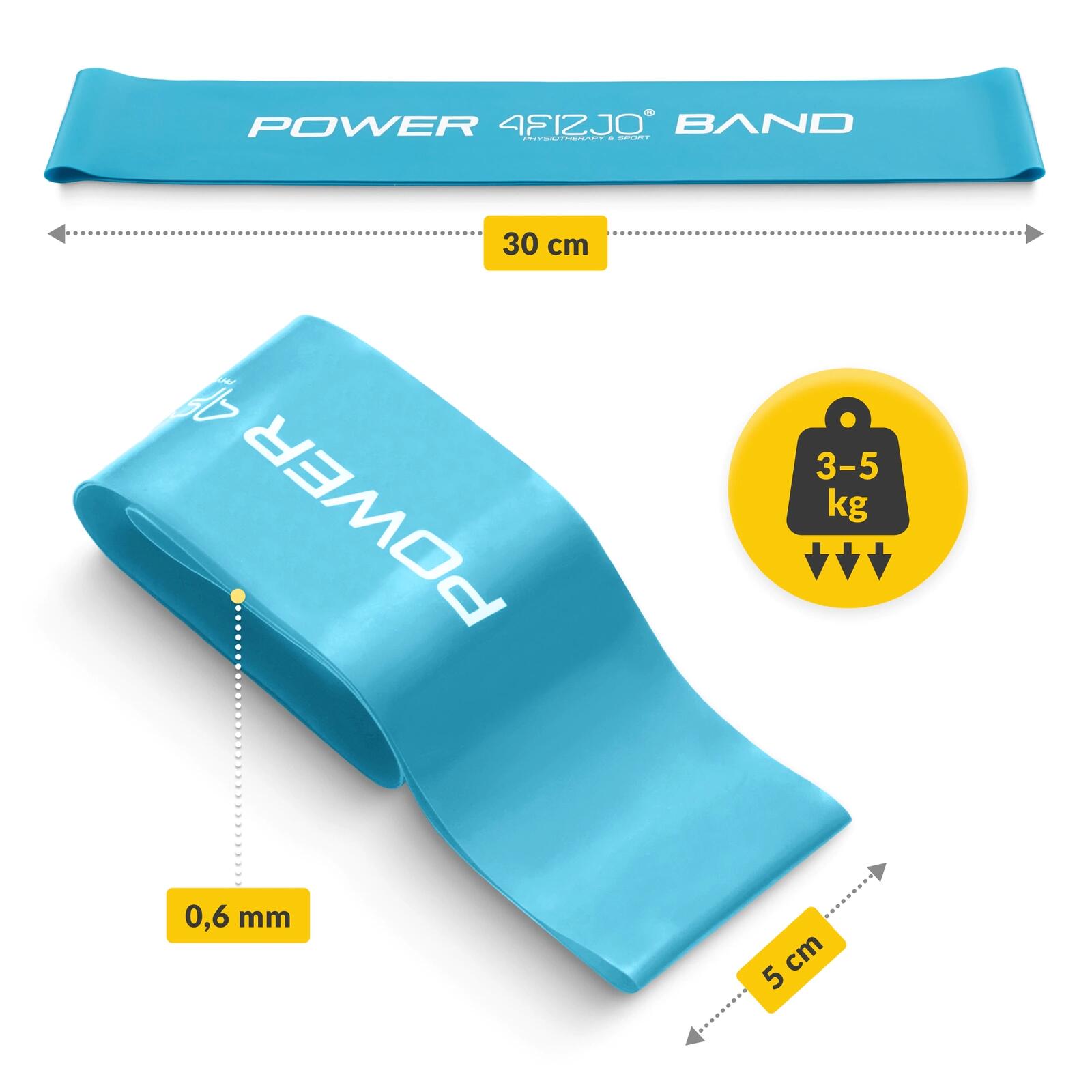 Guma do ćwiczeń MINI POWER BAND 4FIZJO 3/7