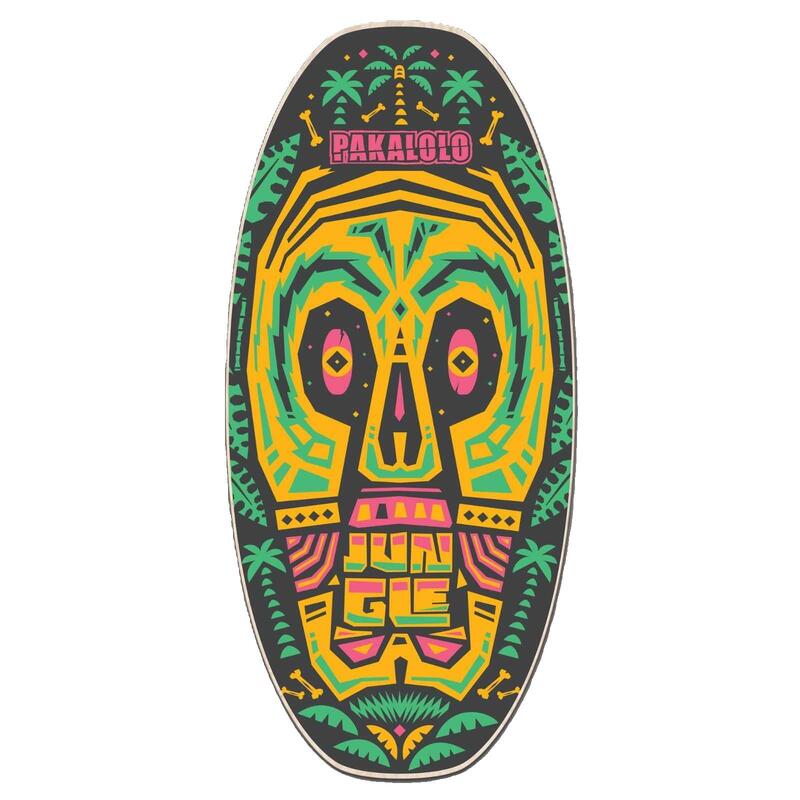 Skimboard plażowy dla dzieci i dorosłych do 55 kg Pakalolo Jungle