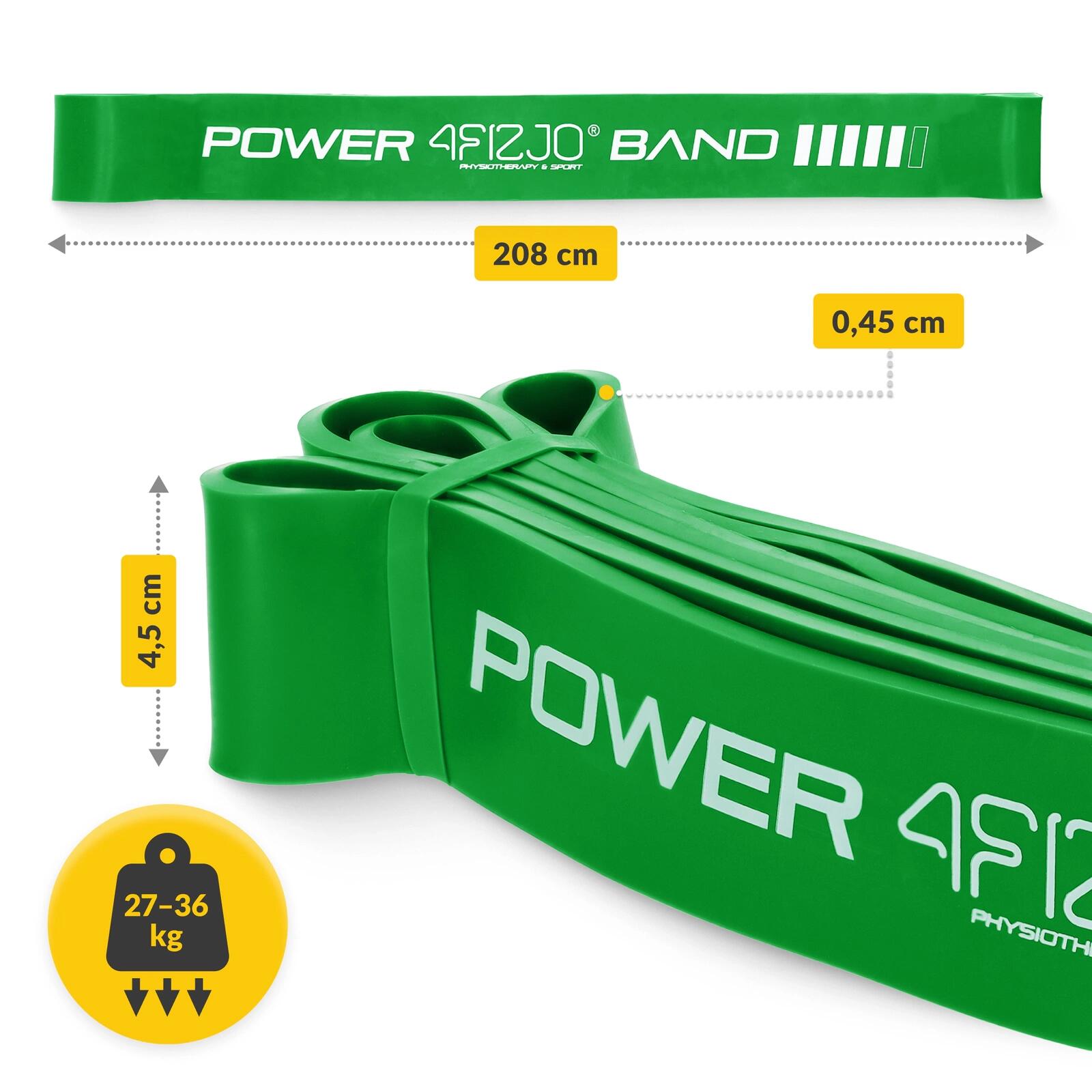 POWER BAND Widerstandsband 4FIZJO Fitnessband für Klimmzüge & Training 2/7