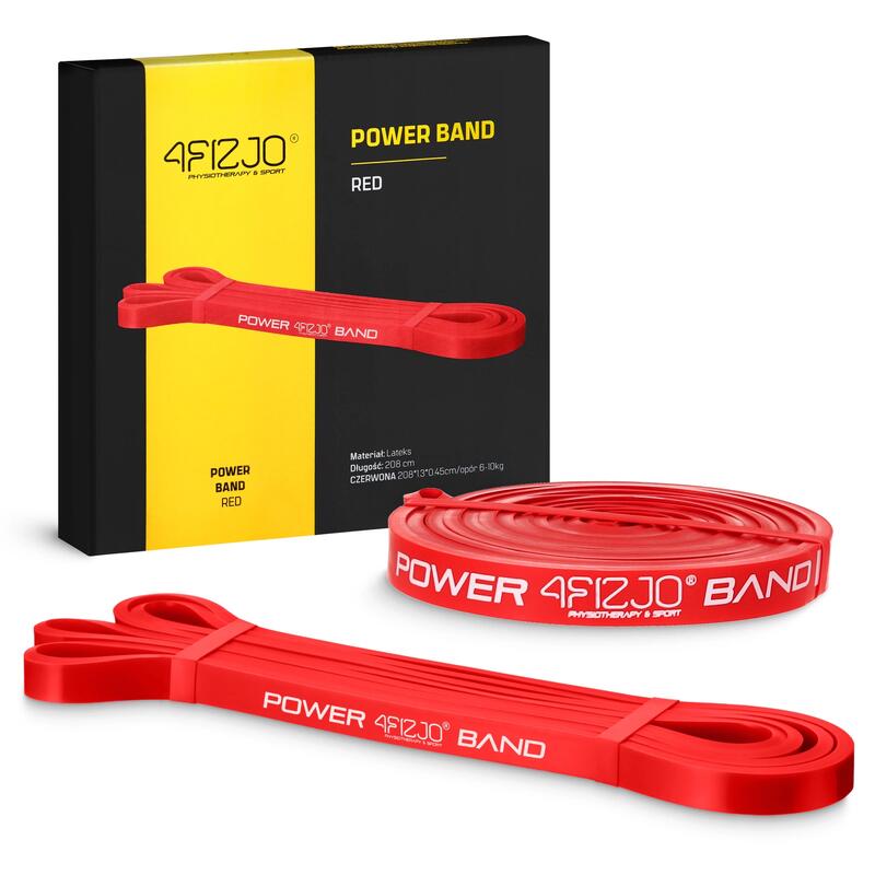 Odporová guma na cvičení POWER BAND 4FIZJO
