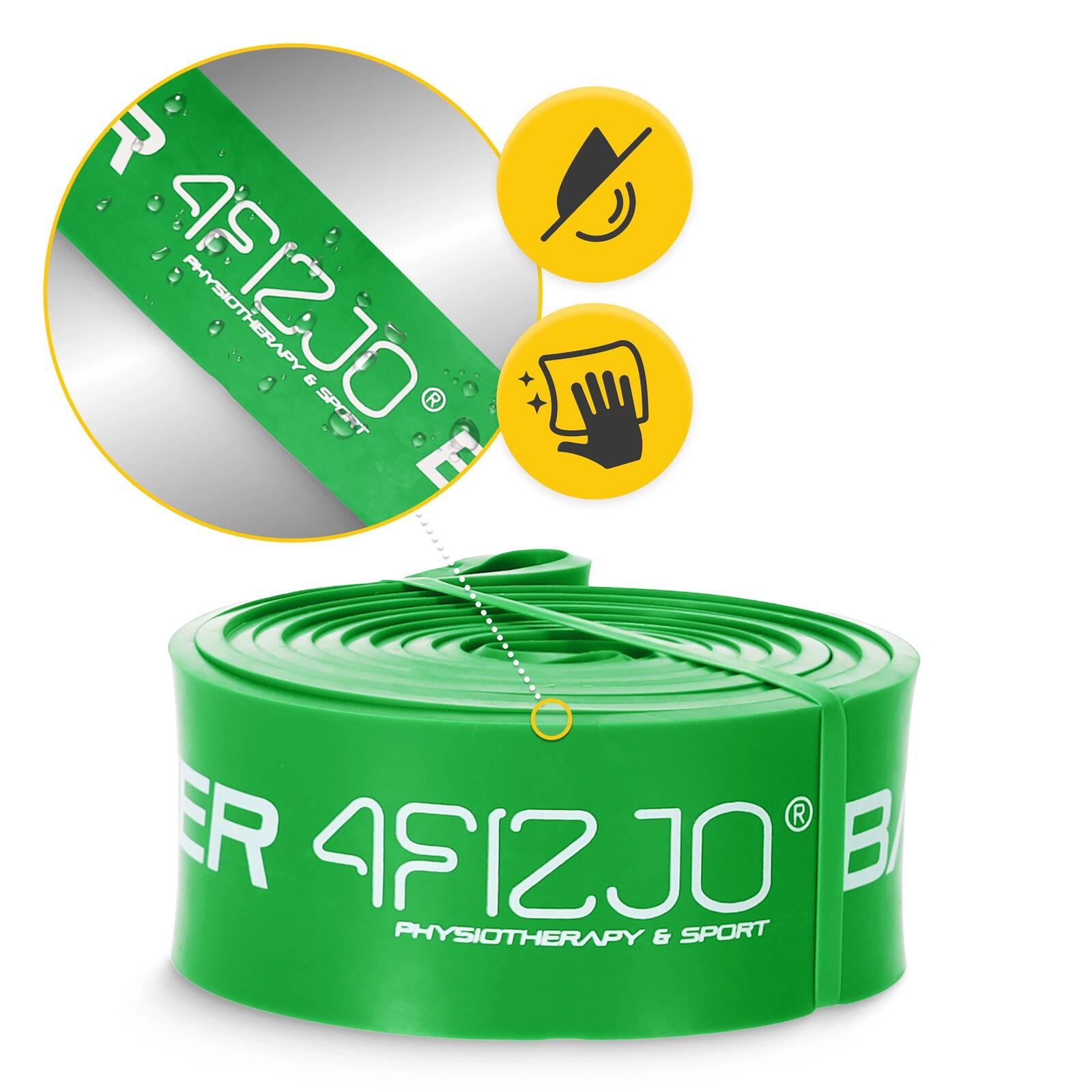 POWER BAND Widerstandsband 4FIZJO Fitnessband für Klimmzüge & Training 6/7