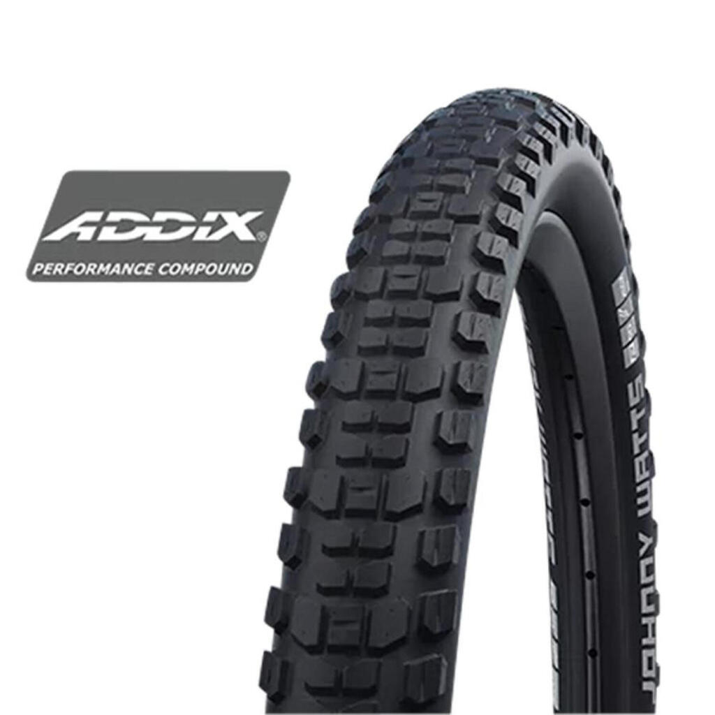 Soft mountain bike tire Schwalbe Johnny Watts Hs604 Perf Snakeskin Raceguard Add