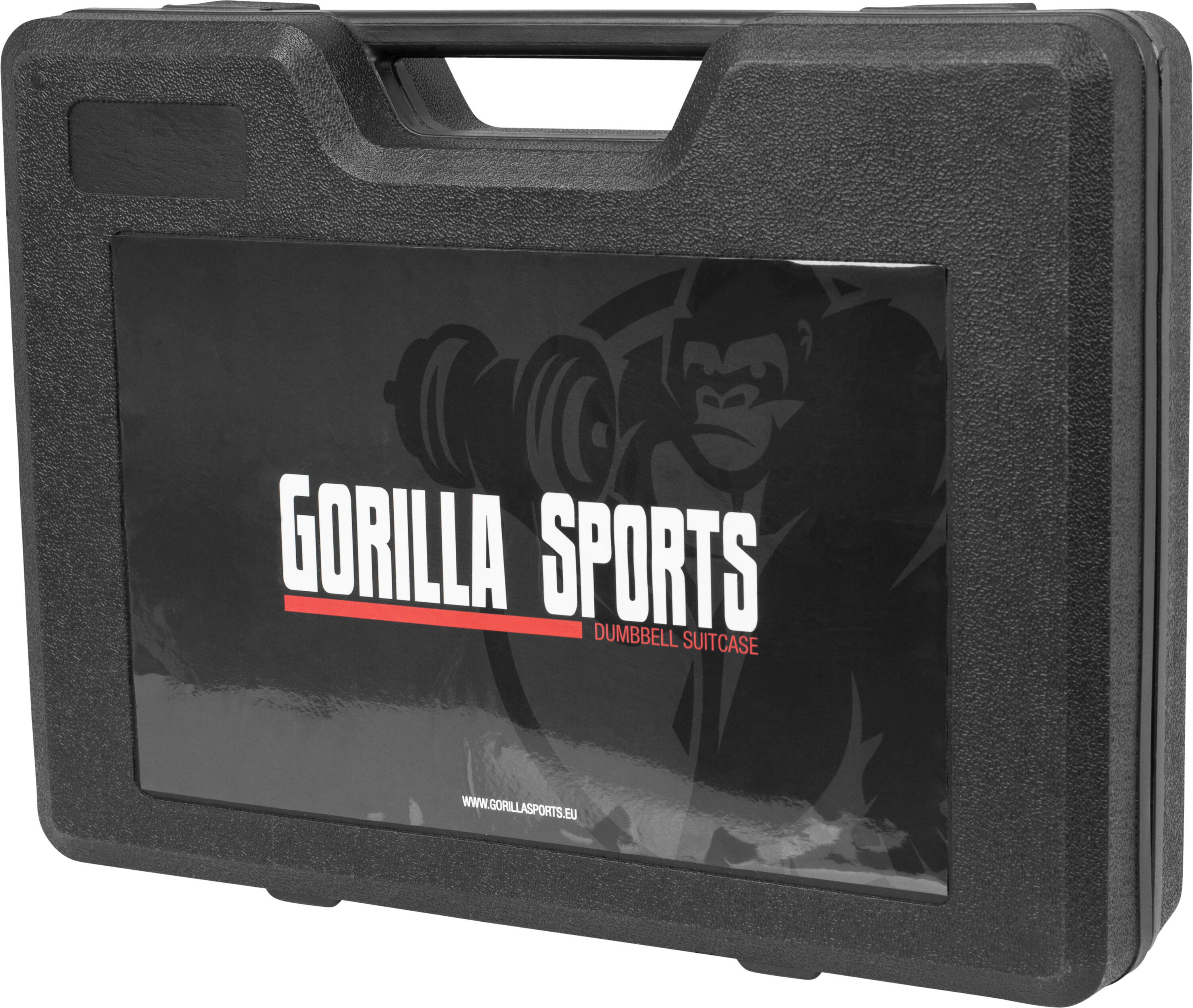 2x 10 kg hantle żeliwne w walizce Gorilla Sports 7/7