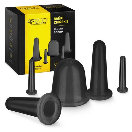 Silikon Schröpfgläser 5er Set 4FIZJO FACE+