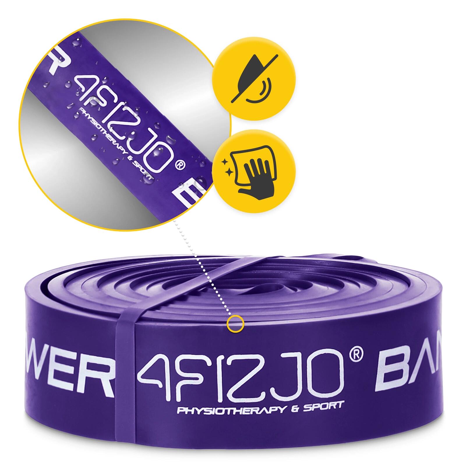 Weerstandsband krachttraining latex fitness spieropbouw 4FIZJO POWER BAND 5/7