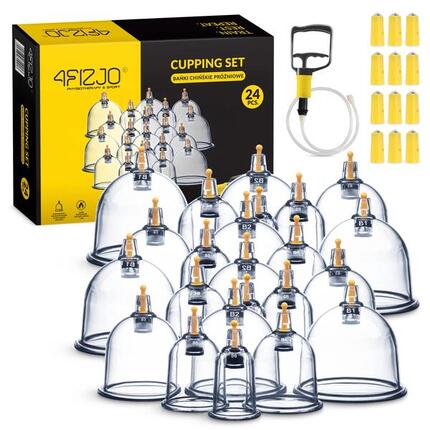 Feuerfreie vakuum schröpfglocken set 12 stück 4FIZJO