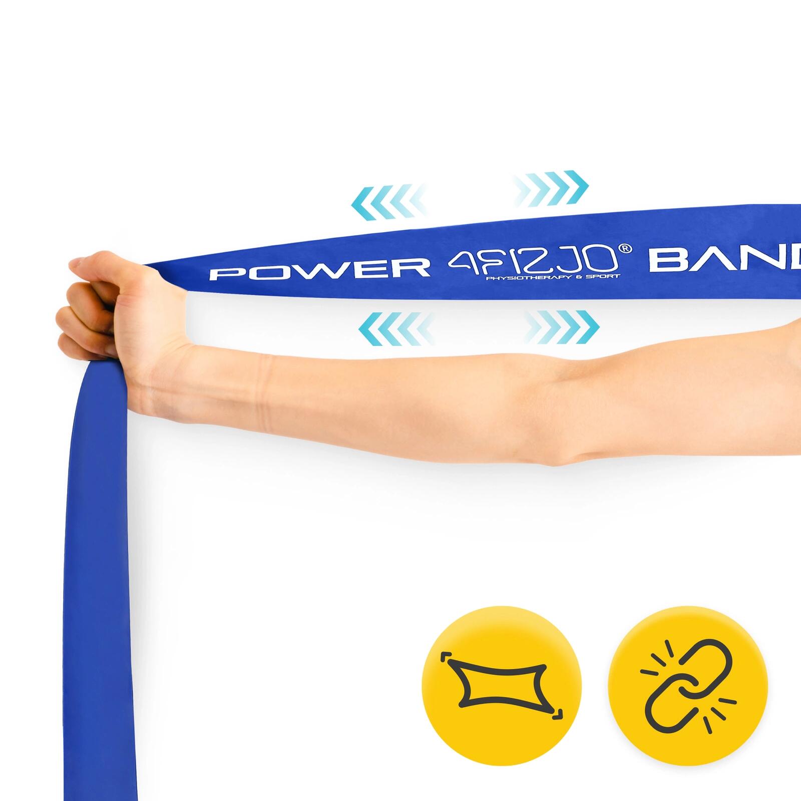 POWER BAND Widerstandsband 4FIZJO Fitnessband für Klimmzüge & Training 4/7