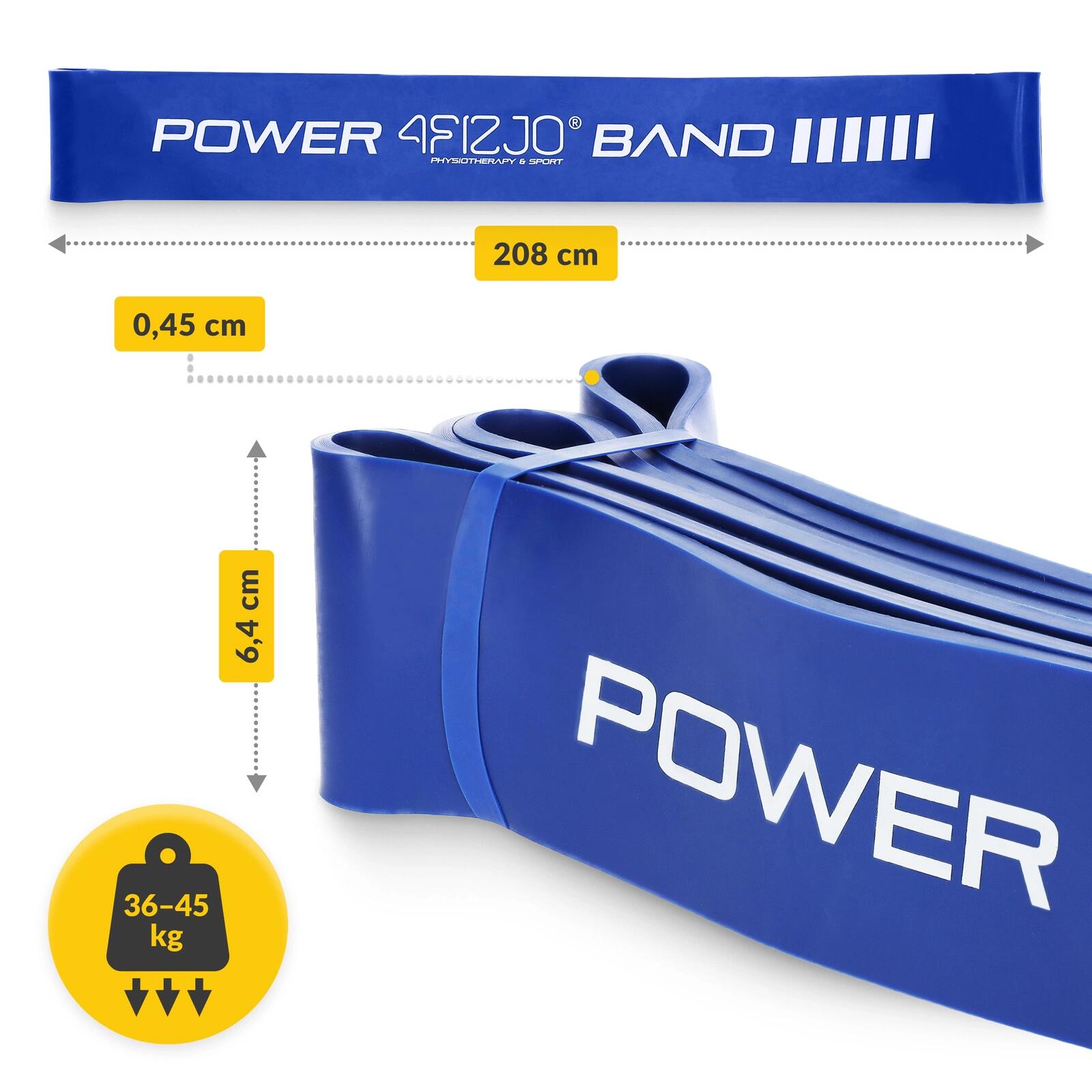 POWER BAND Widerstandsband 4FIZJO Fitnessband für Klimmzüge & Training 2/7