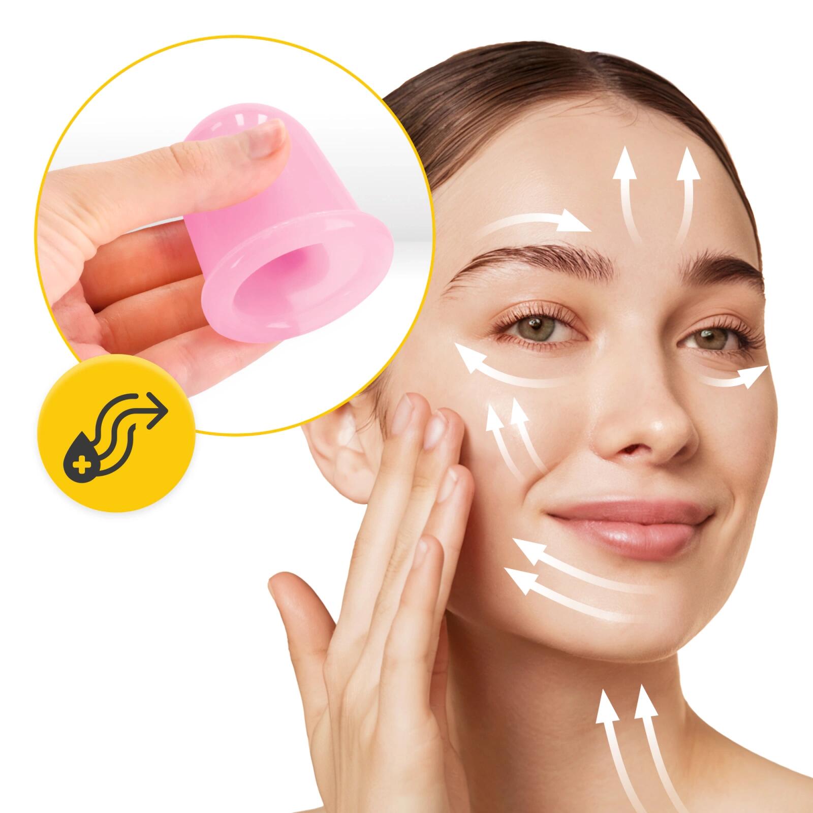 Silikon Schröpfgläser 5er Set 4FIZJO FACE+ 2/7