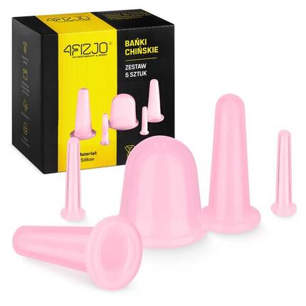 Silikon Schröpfgläser 5er Set 4FIZJO FACE+