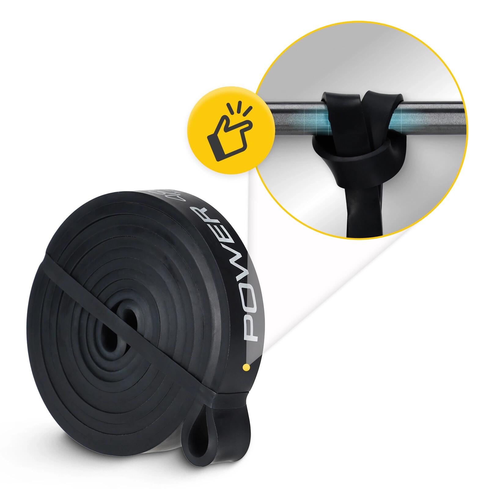 POWER BAND Widerstandsband 4FIZJO Fitnessband für Klimmzüge & Training 5/7