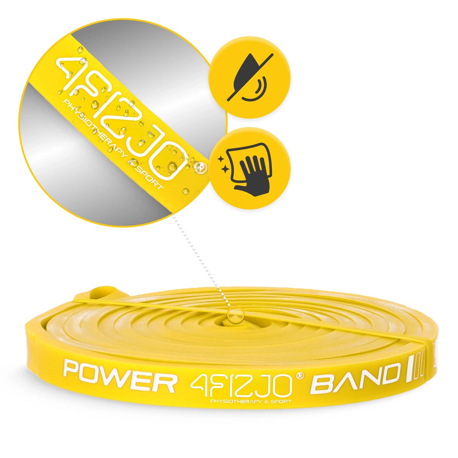Weerstandsband krachttraining latex fitness spieropbouw 4FIZJO POWER BAND 2/7
