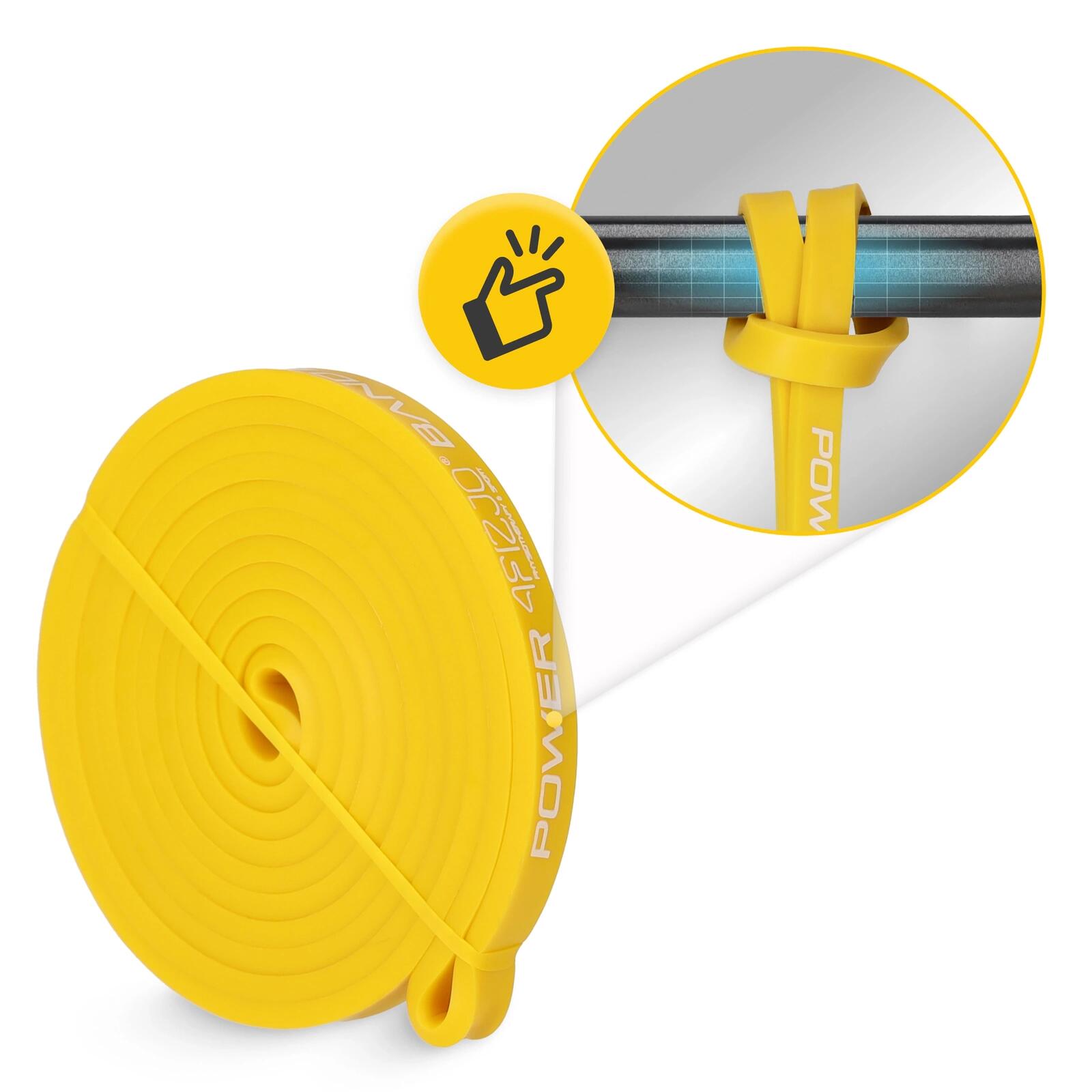 Weerstandsband krachttraining latex fitness spieropbouw 4FIZJO POWER BAND 6/7