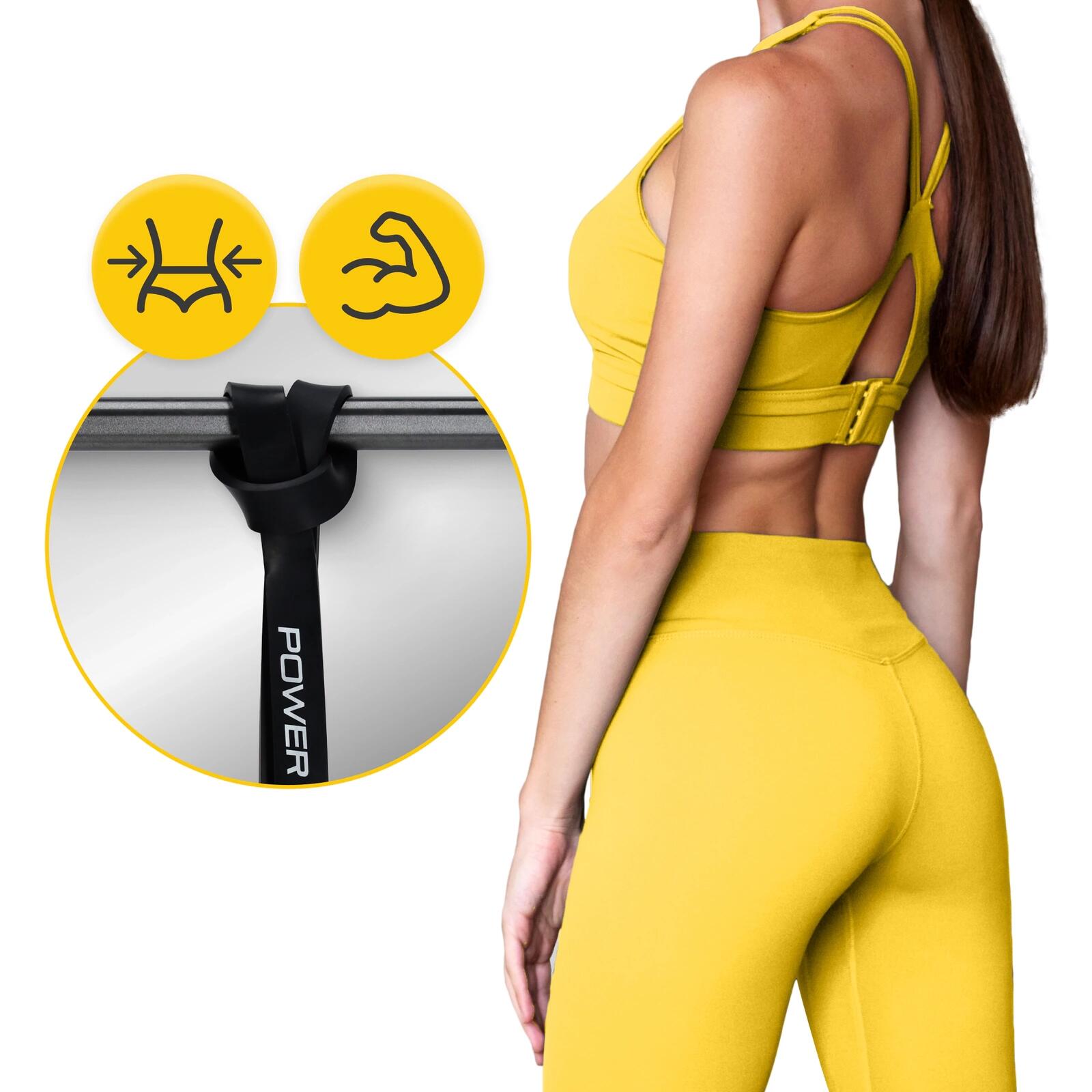 POWER BAND Widerstandsband 4FIZJO Fitnessband für Klimmzüge & Training 3/7