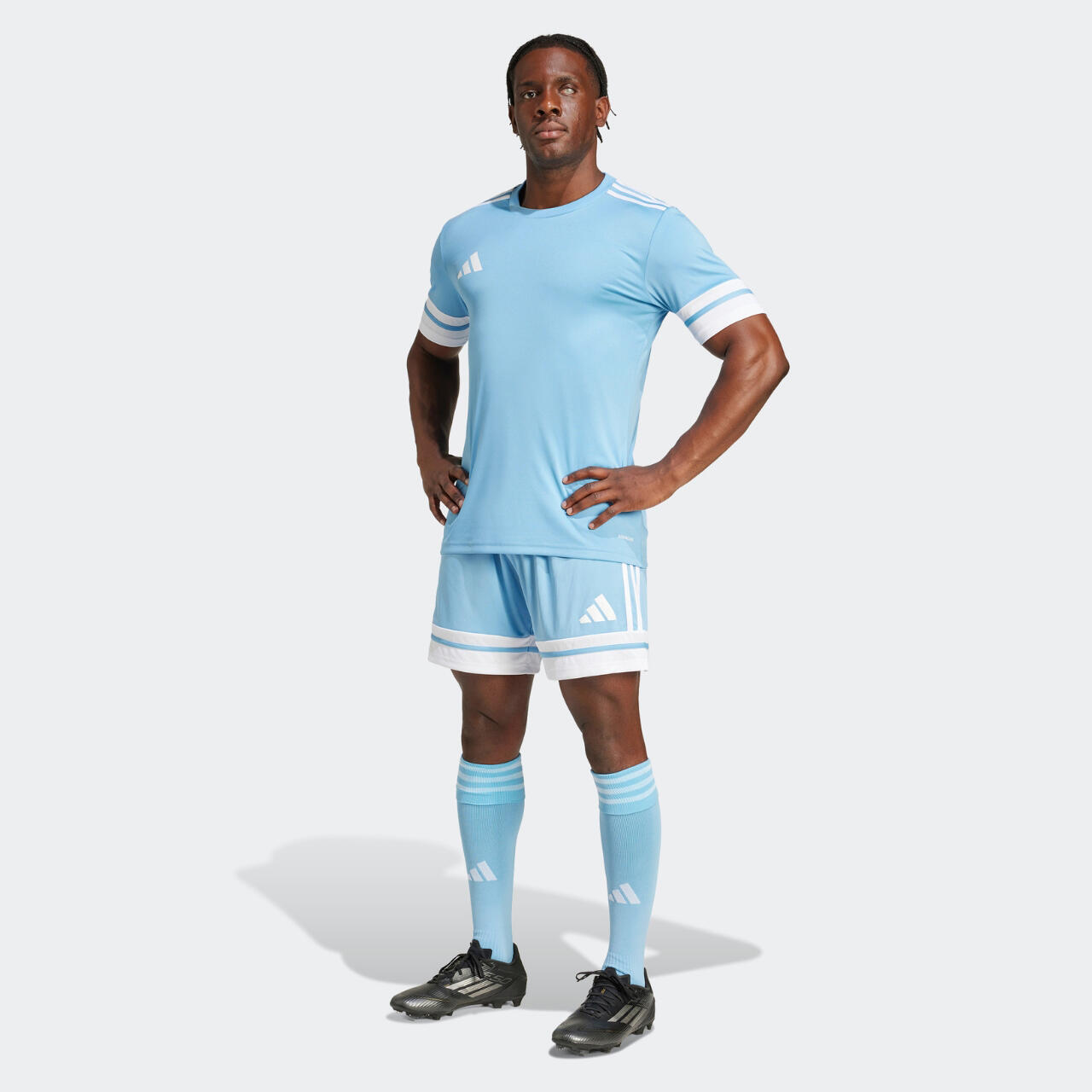 PANTALONCINO da calcio uomo adidas azzurro 7/7