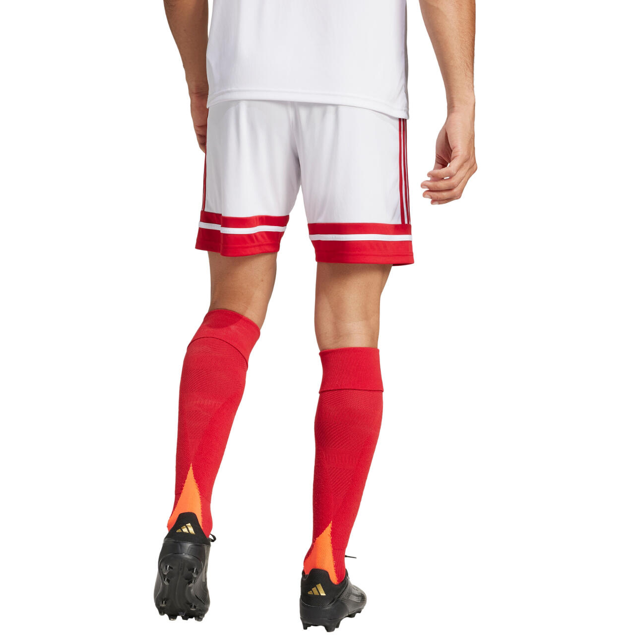 Short adidas Squadra 25 Junior bianco e rosso 3/8