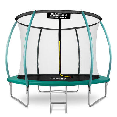 Trampolina ogrodowa Neo-Sport NS-08C181 z siatką i drabinką 8ft/252cm