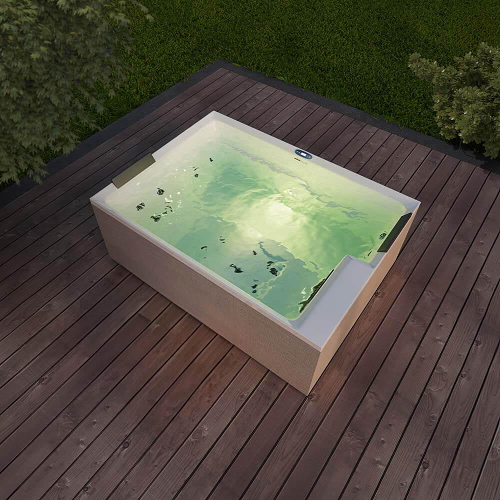 Outdoor Whirlpool NIMBUS DELUXE PURE 190 x 140 cm für 2 Personen 7/7