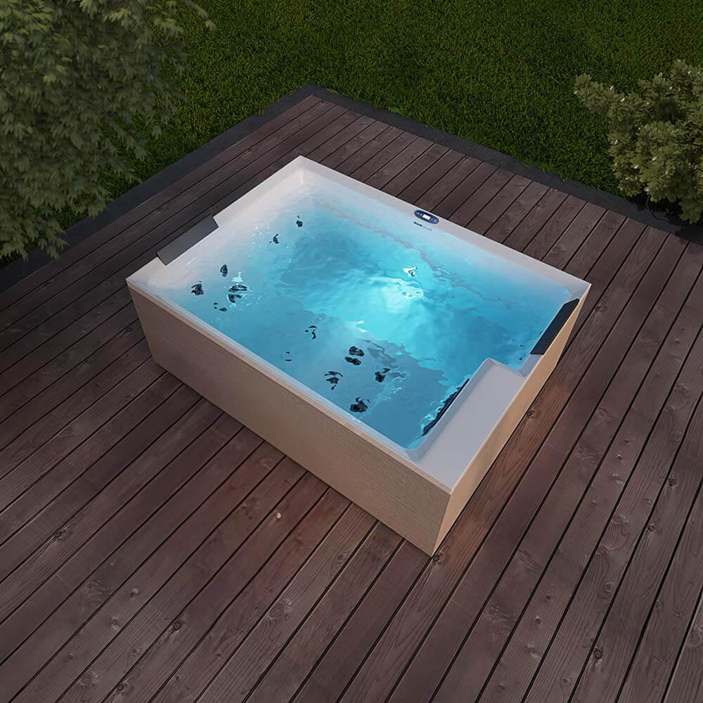 Outdoor Whirlpool NIMBUS DELUXE PURE 190 x 140 cm für 2 Personen 6/7