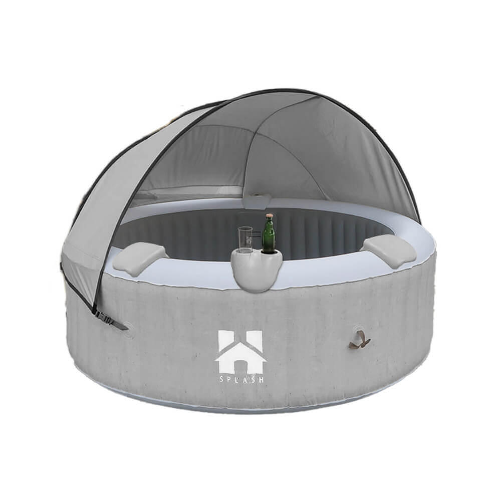 Spa gonflable SPLASH Ø208 cm, 6 pers., avec accessoires et toit 1/7