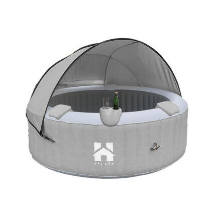 Outdoor Whirlpool inkl. Sonnendach SPLASH - Ø208 cm 6 Personen