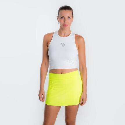 Basis T-shirt Kort White XL