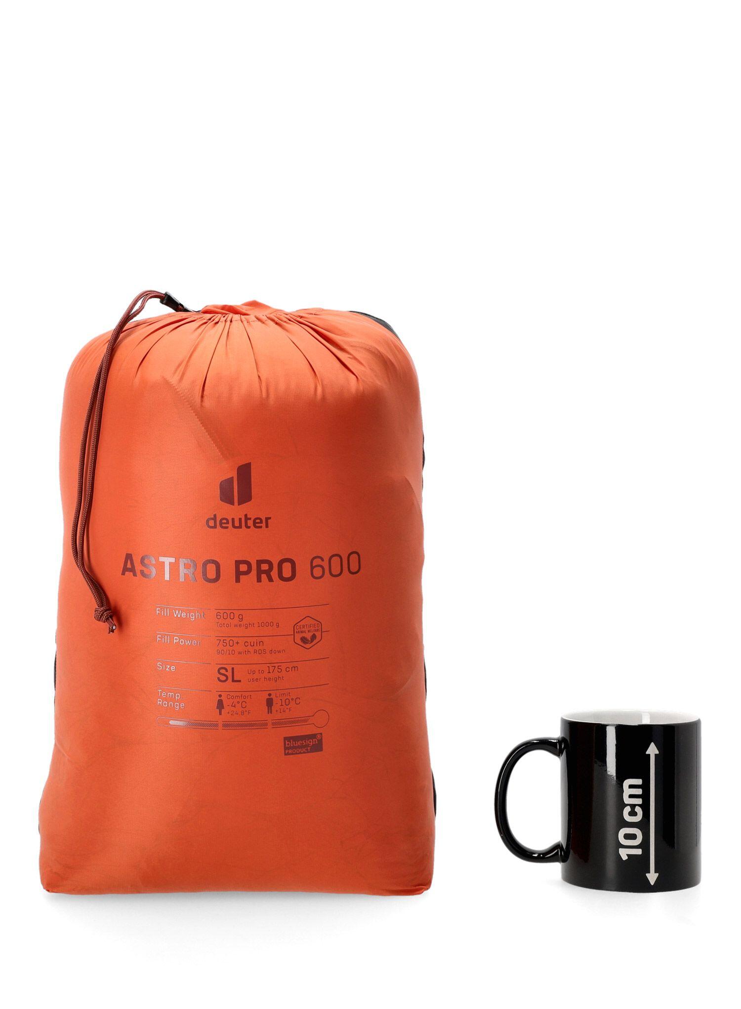 Śpiwór puchowy damski Deuter Astro Pro 600 SL (175 cm) 7/7