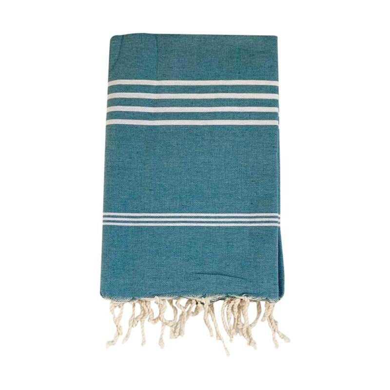 Fouta di cotone tradizionale del lago Kolora 100 x 200 cm 190 gm²