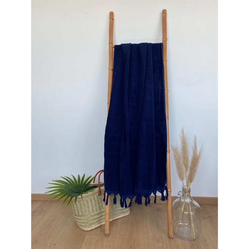 Hammam Handtuch Marineblau 90 x 160 cm 330 gm²