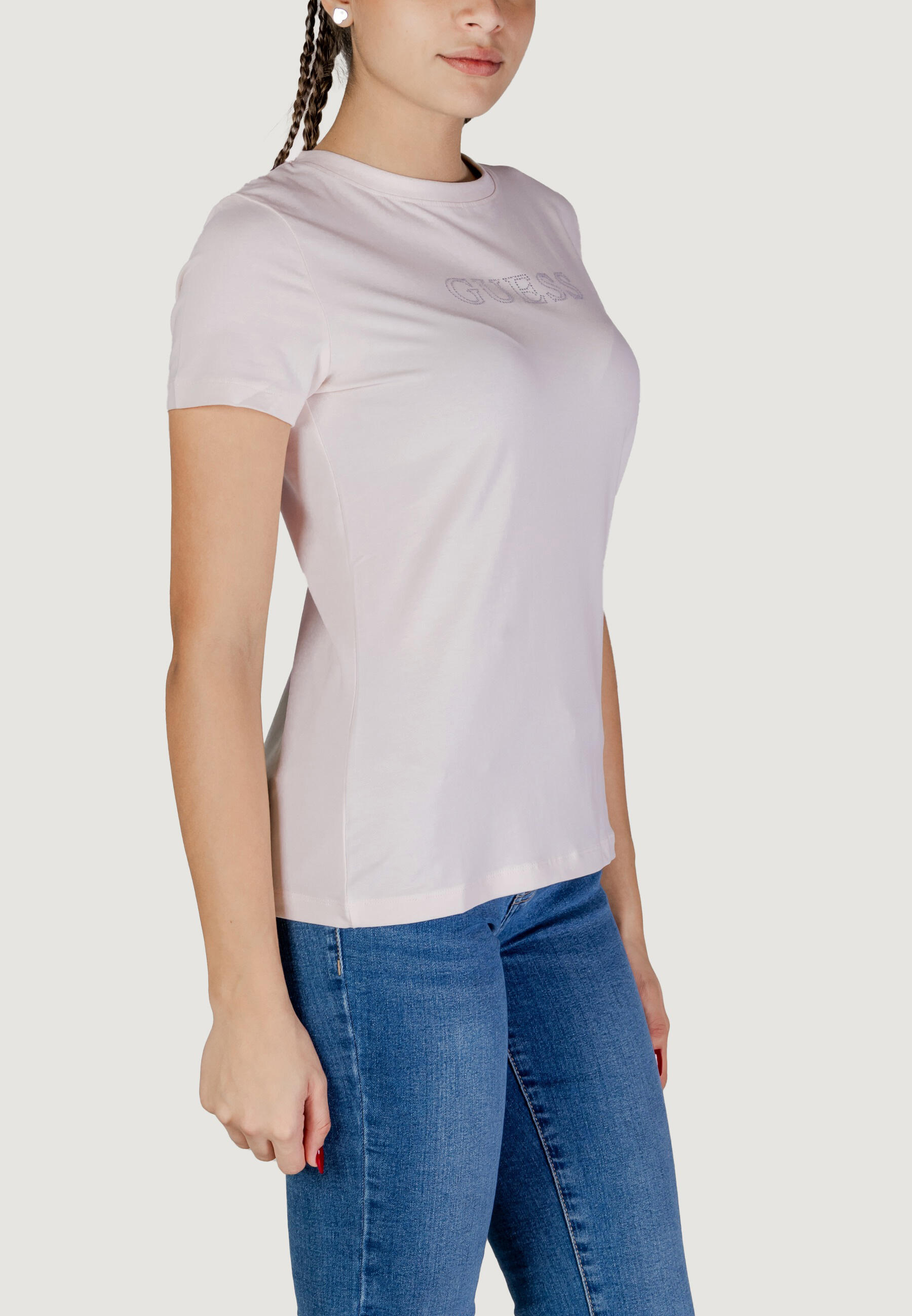 t-shirt crop top BRIANA SS FEMME rose 3/5
