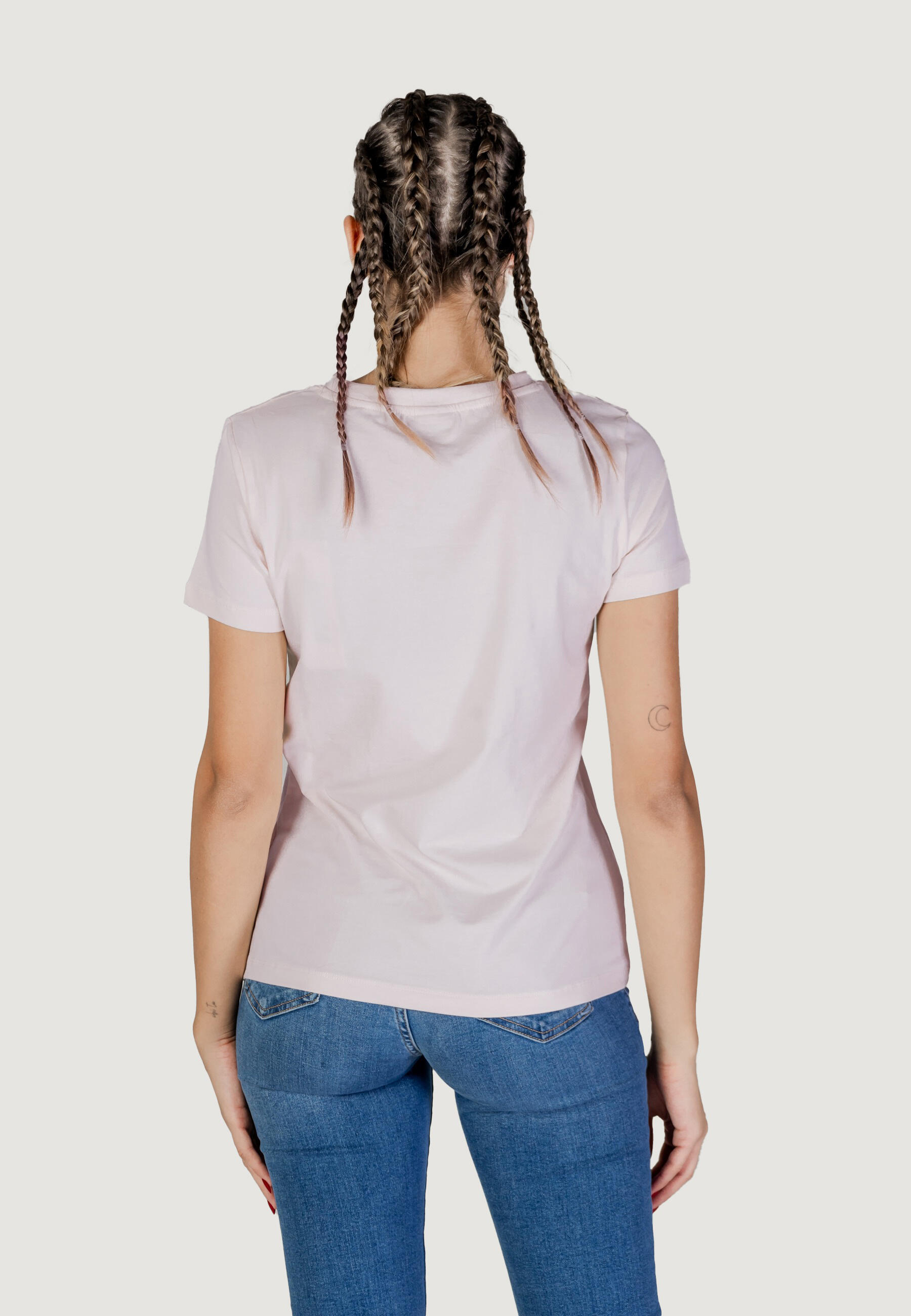 t-shirt crop top BRIANA SS FEMME rose 4/5