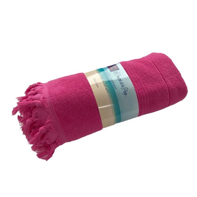 Hammam Handdoek Fuchsia 140x180 330g/m²