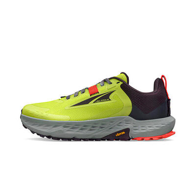 Sportschoenen trail running dames timp 5 vrouw limoengeel