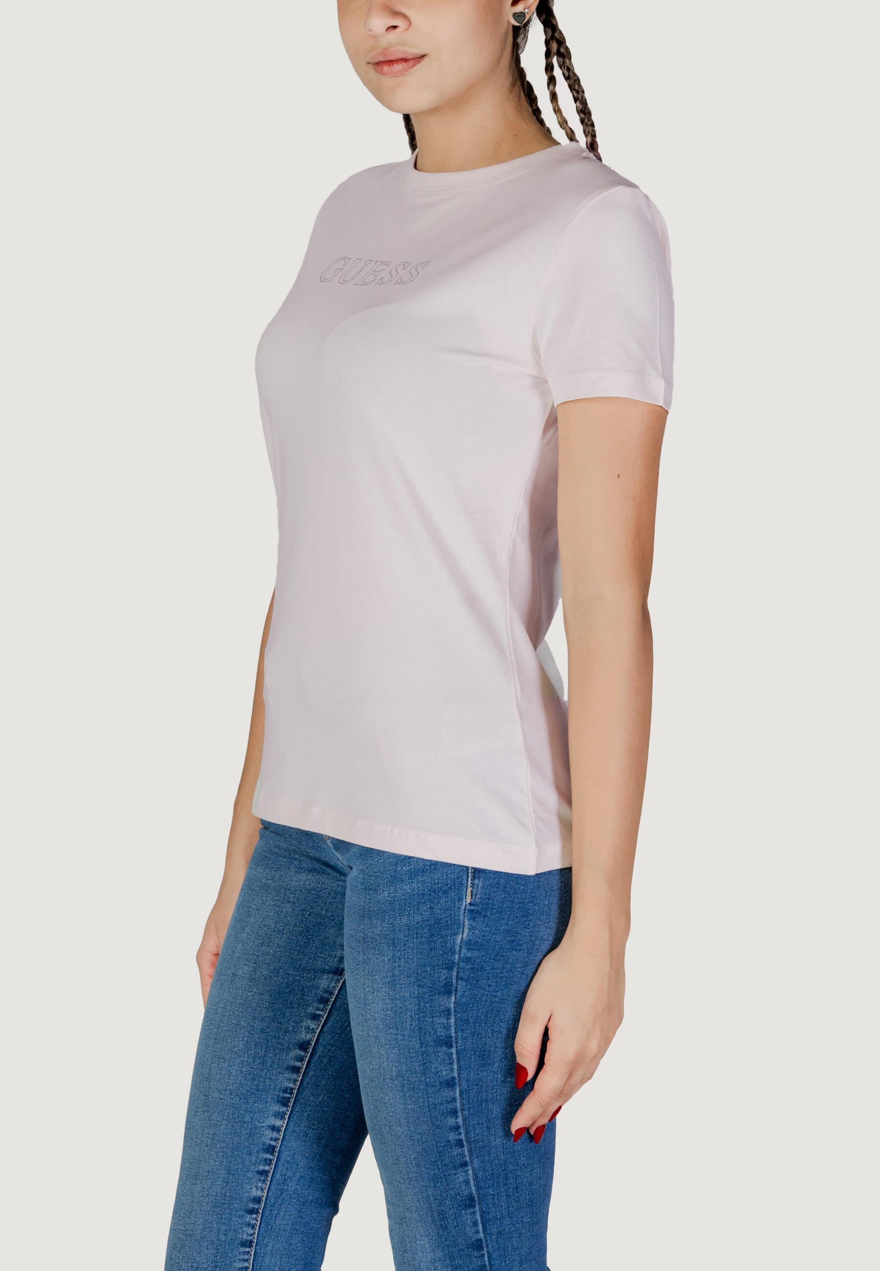t-shirt crop top BRIANA SS FEMME rose 2/5