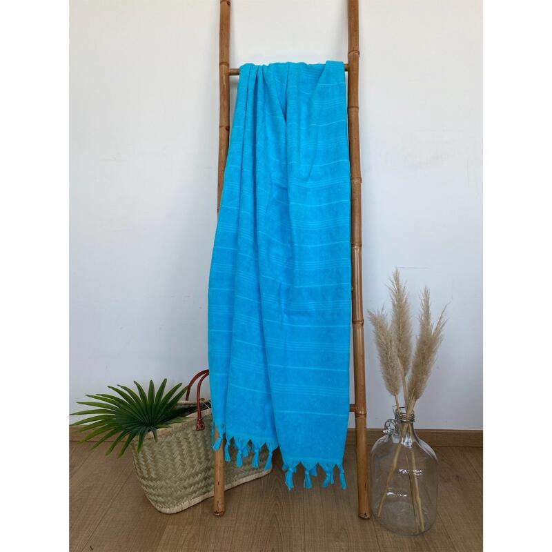 Hammam Handdoek Turquoise 90 x 160 cm 330 gm²