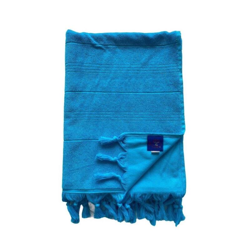 Hammam Handdoek Turquoise 90 x 160 cm 330 gm²