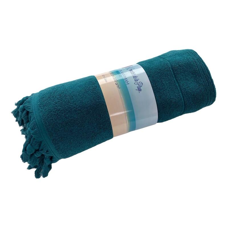 Hammam XL Handdoek Eend Blauw 140 x 180 cm 330 gm²