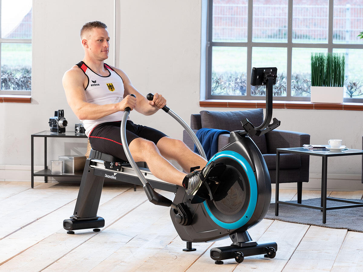 Máquina de remo Nordlys - Fitness - brazos giratorios - rodamiento de bolas 3D 4/8