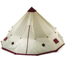 Tente Tipi Kota 550 Protect - 12 personnes - Tapis de sol cousu - Diamètre 550cm